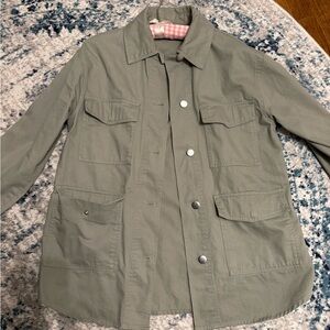 Zara green utility jacket size small